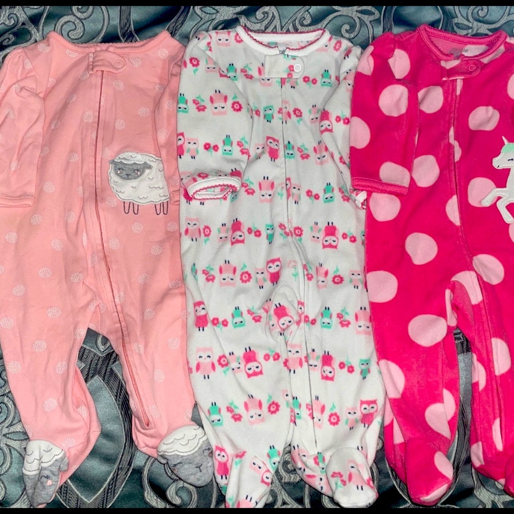 Baby girl sleepers